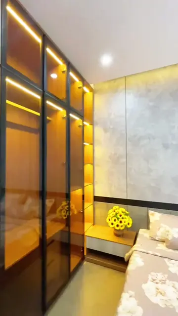 Nội thất gỗ ấm & đèn hắt — 5